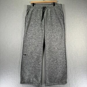 Under Armour Storm Sweatpants Mens XL Loose Gray Cold Gear Logo Athleisure